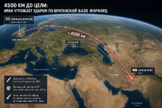 Иран Угрожает Ударом по Британской Авиабазе Фэрфорд