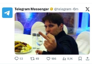 Telegram ответил на обвинения Дурова, опубликовав старое фото основателя