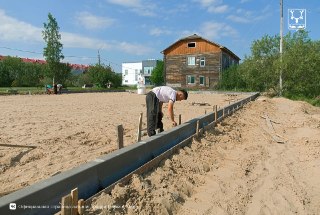 В Нарьян-Маре стартовало строительство новой скейт-площадки